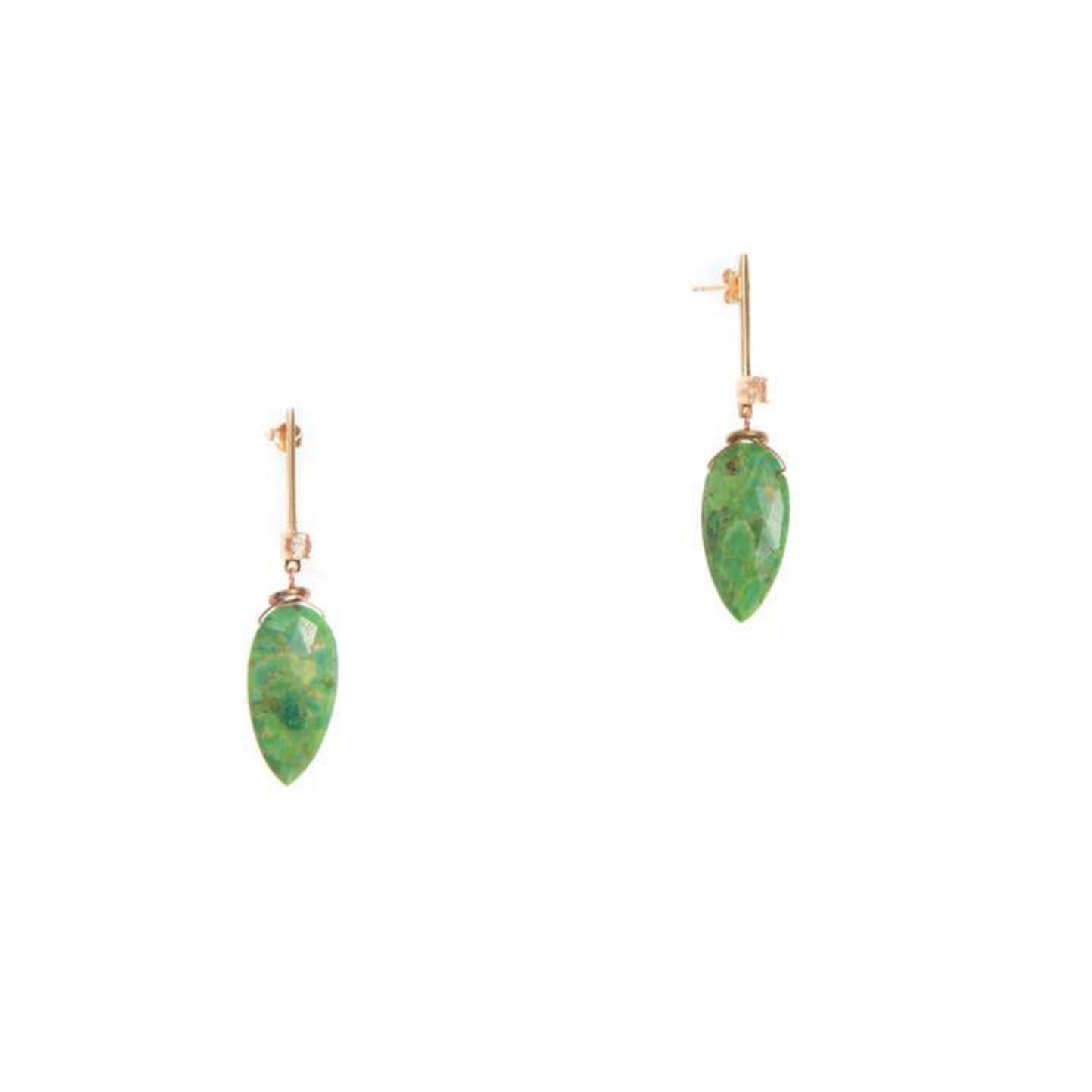 Orion Green Turquoise Earrings