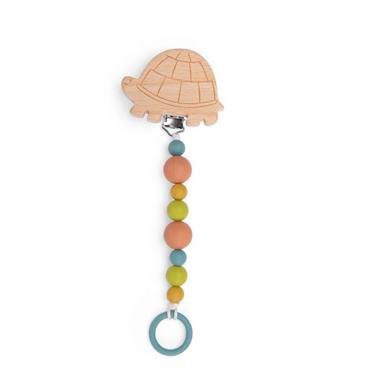 Turtle Teether & Pacifier Holder