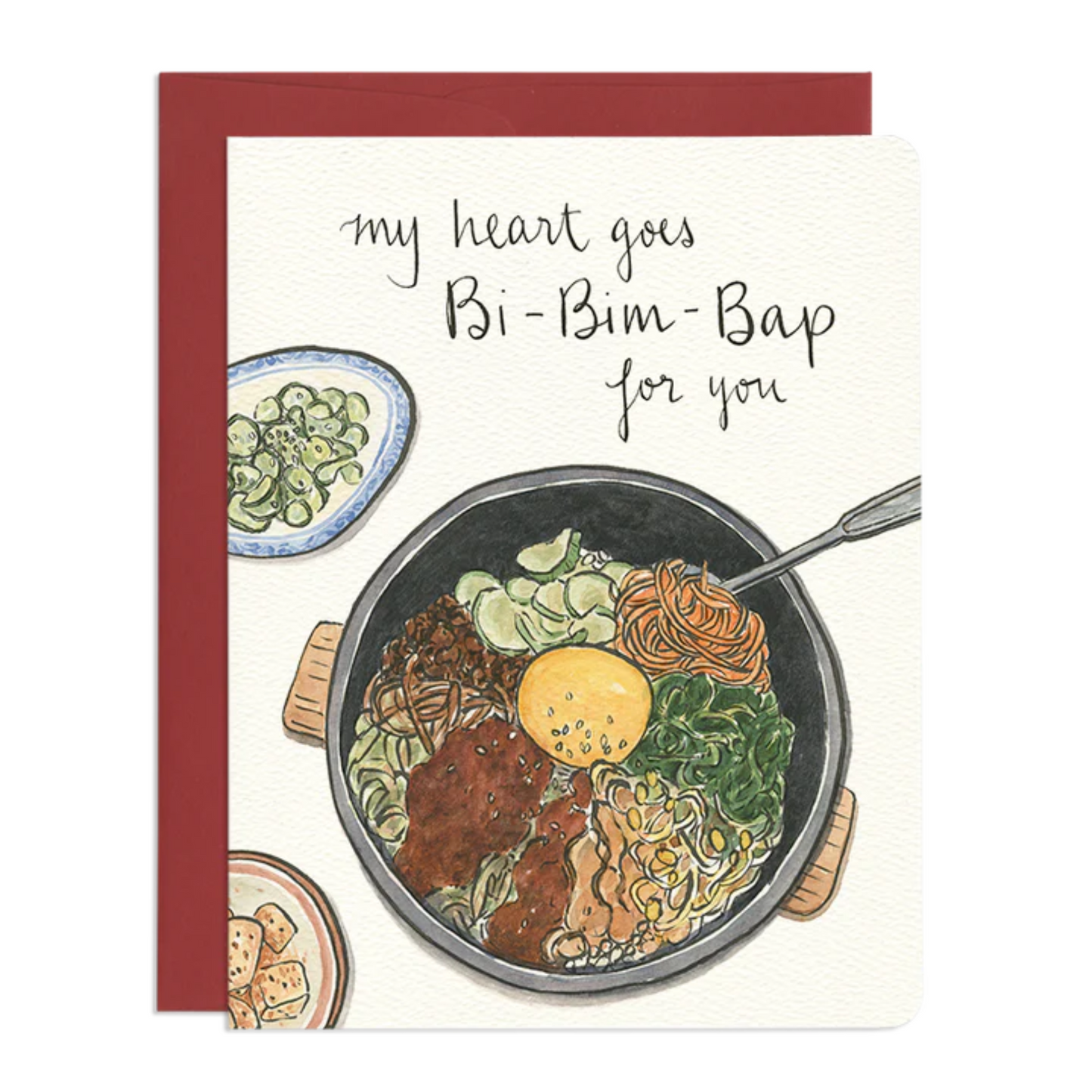 Heart Goes Bi-Bim-Bap Card