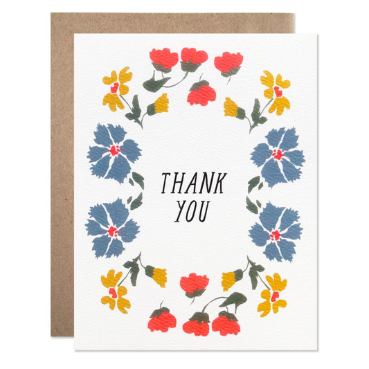 Thank You Cornflowers Card