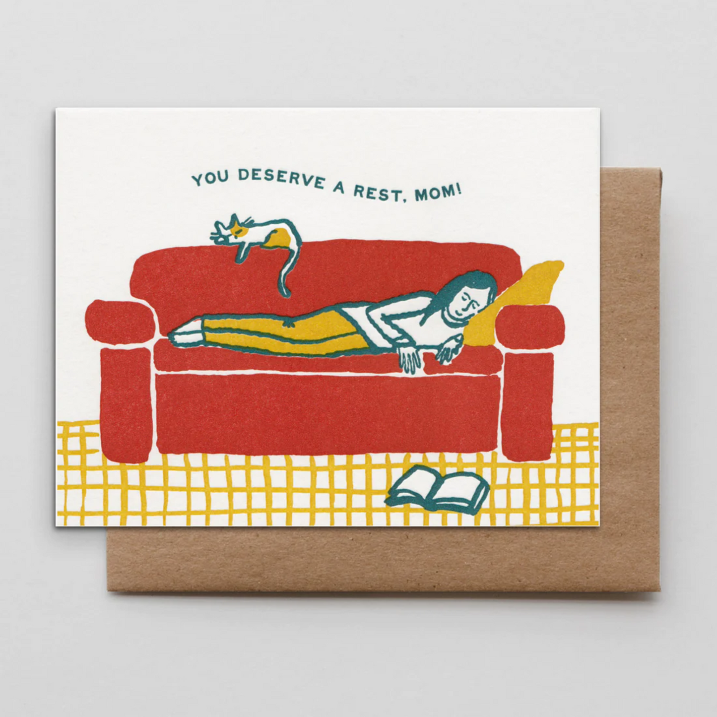 Napping Mother's Day Card