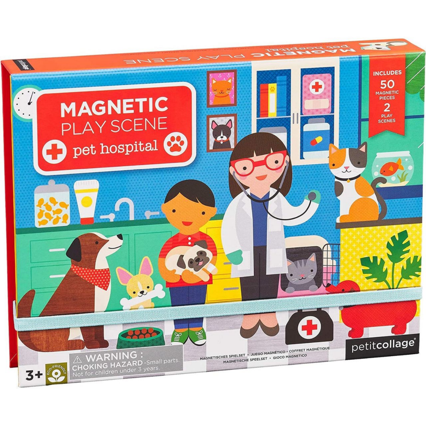 Pet Hospital Magnetic Play Scene