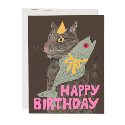 Cat's Delight Birthday Card