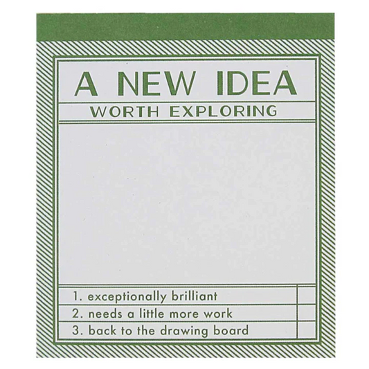 A New Idea Notepad