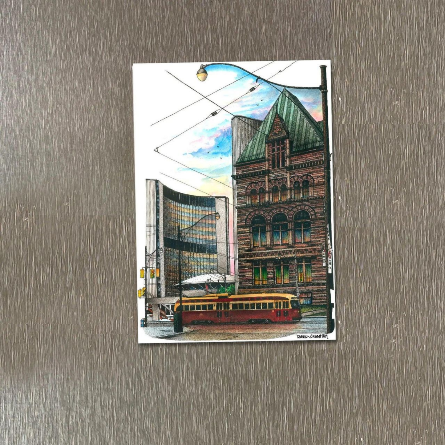 City Halls Toronto Fridge Magnet