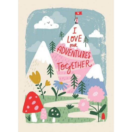 I Love Our Adventures Together Card