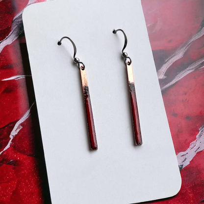 Thin Bar Earrings