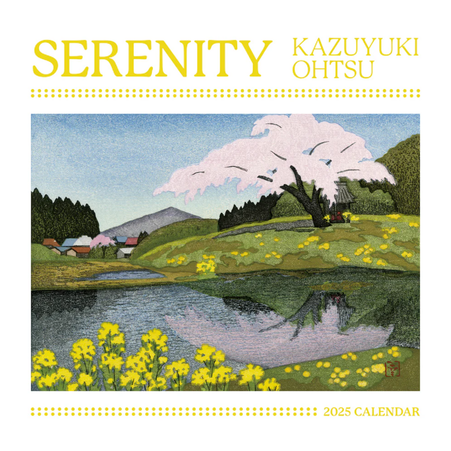 Serenity: Kazuyuki Ohtsu 2025 Wall Calendar