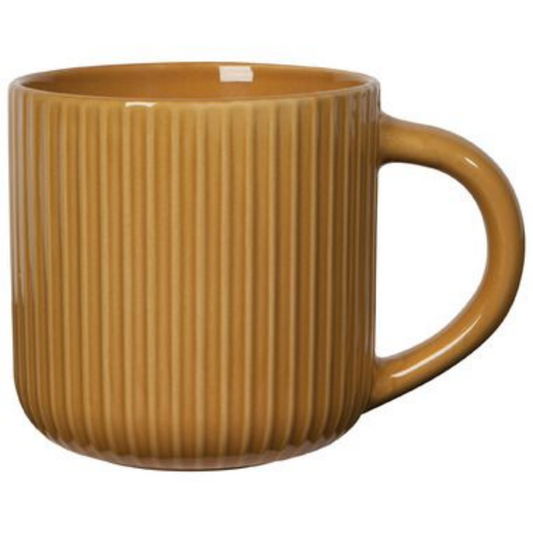 Saffron Fluted Mug