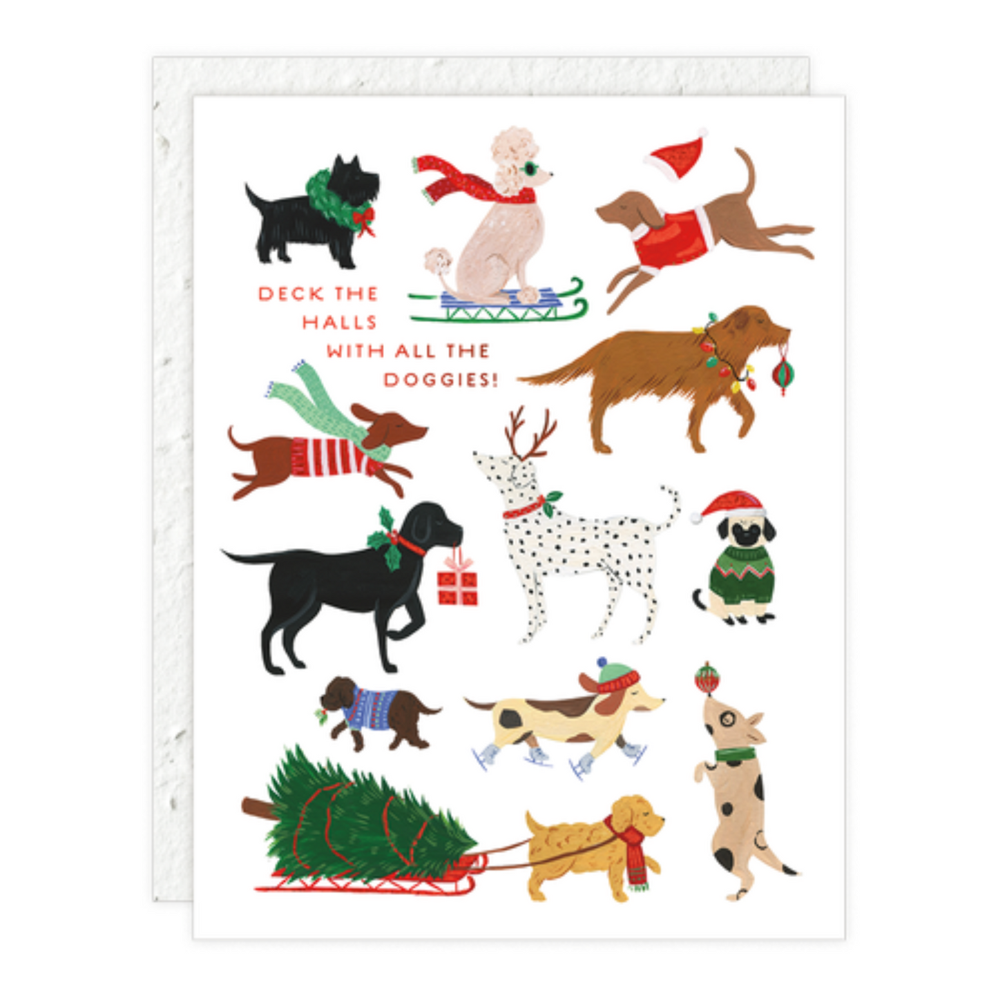 12 Dogs of Christmas Holiday Card