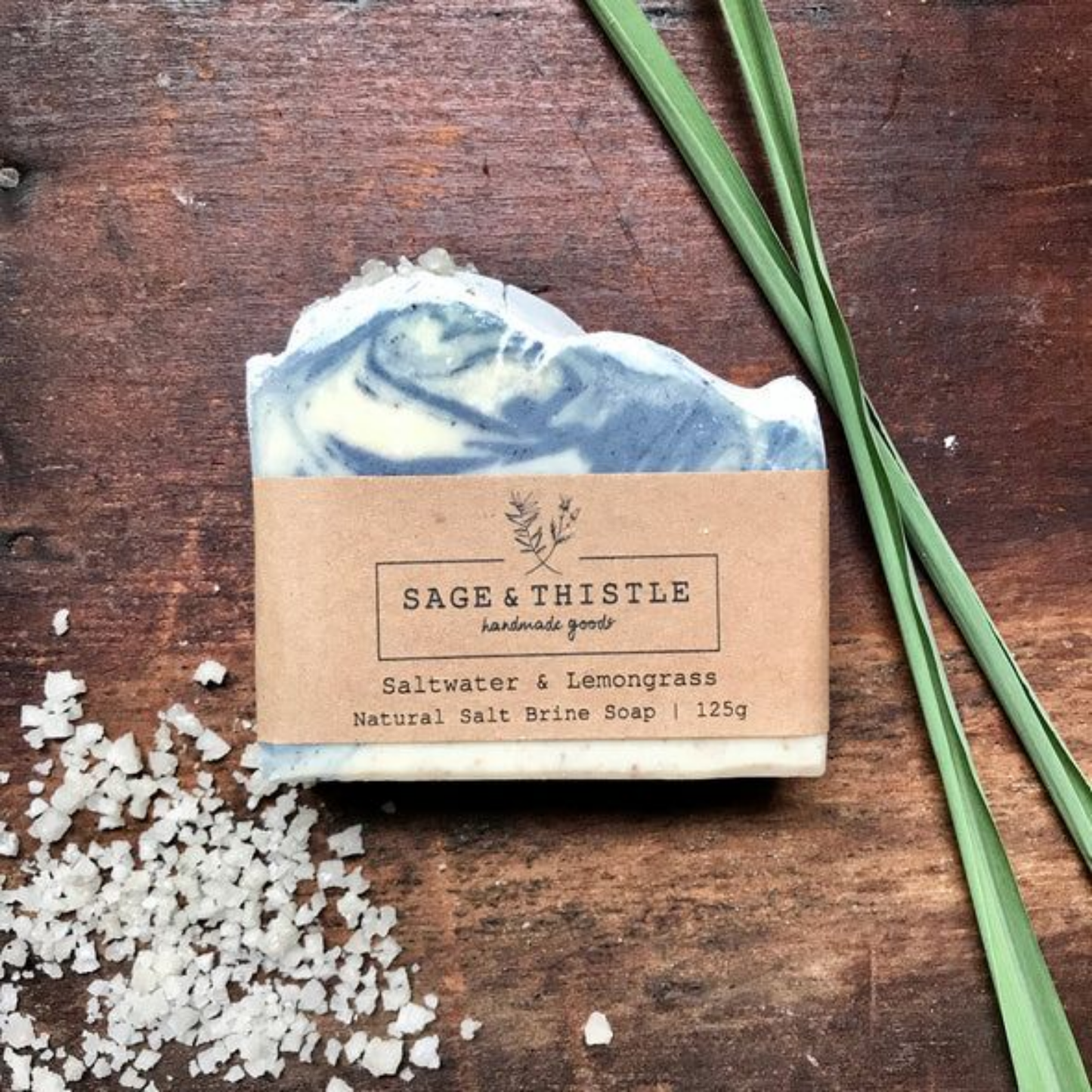 Saltwater and Lemongrass Natural Soap