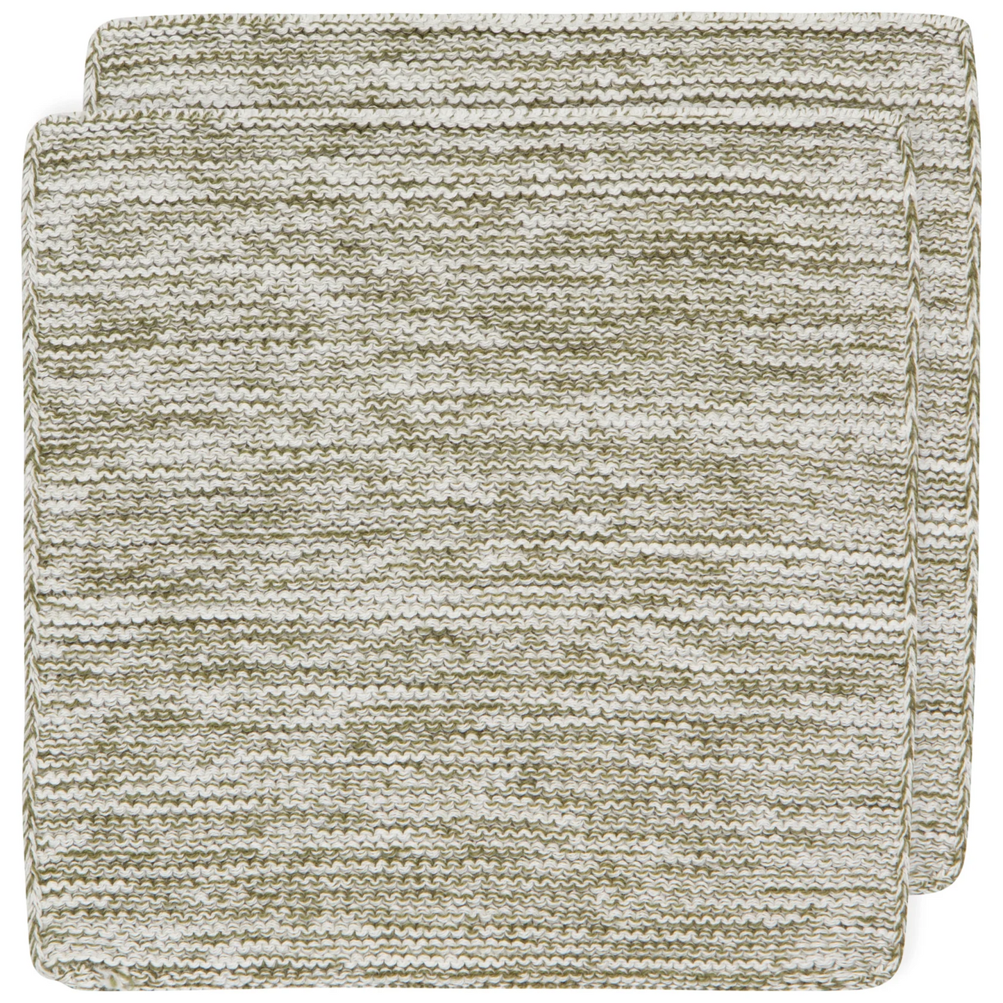 Olive Knit Dishcloth Set
