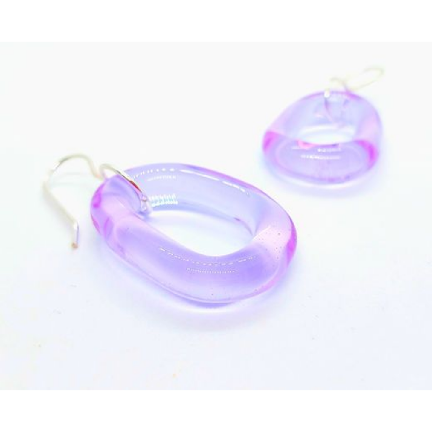 Glass Loop Earrings