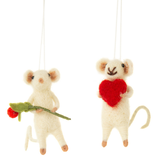 Mouse Felt Ornament