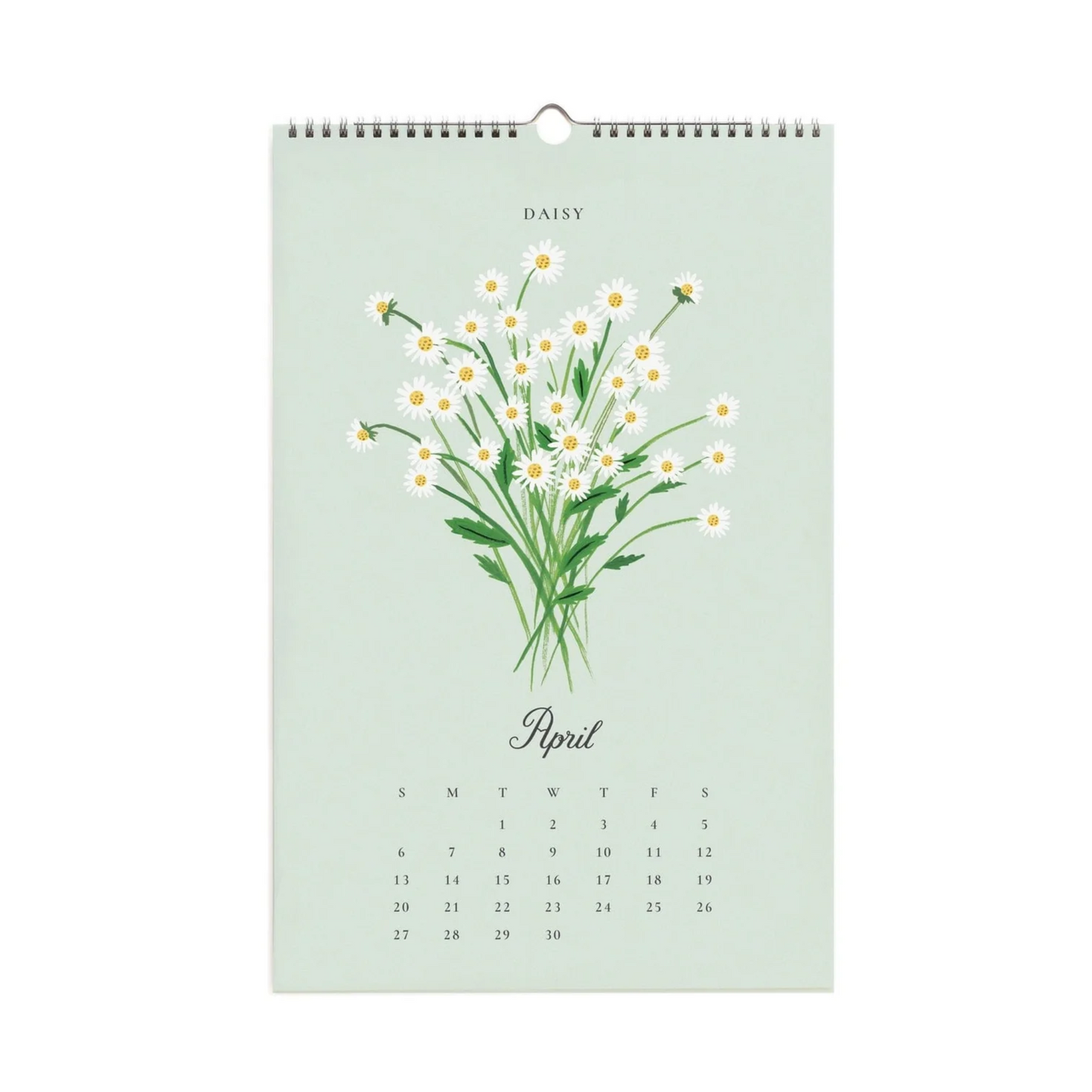 12 Month Say It With Flowers Wall Calendar 2025