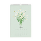 12 Month Say It With Flowers Wall Calendar 2025