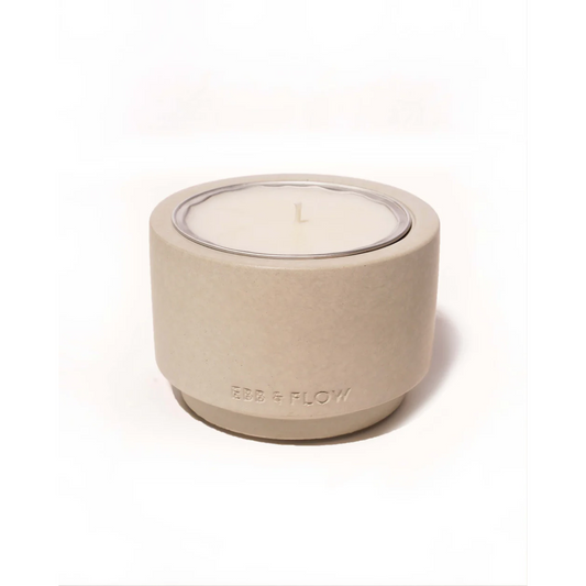 Amber Smoke Refillable Concrete Candle