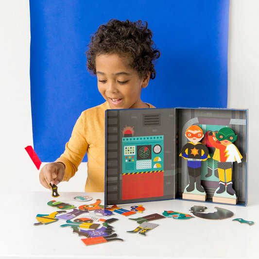 Superheroes Magnetic Play Set