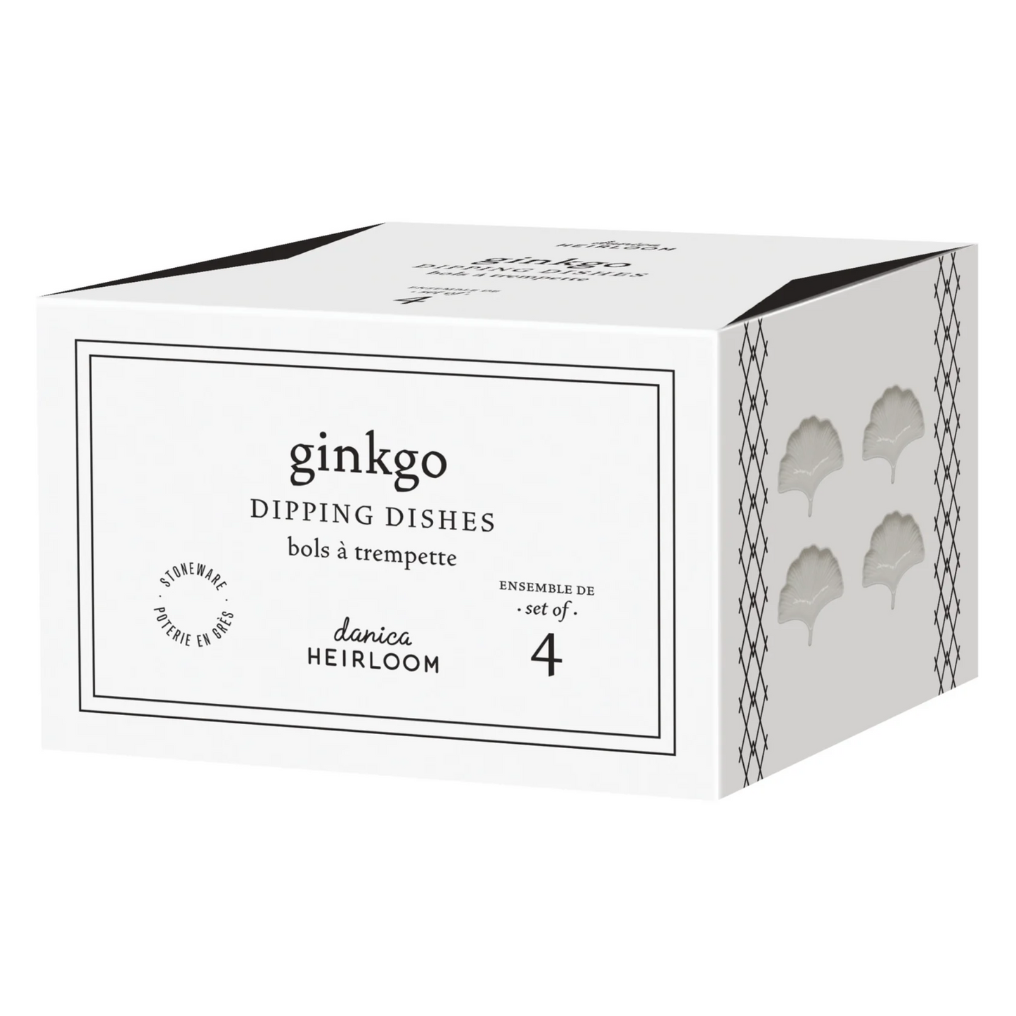 Ginkgo Dipping Dishes Set of 4