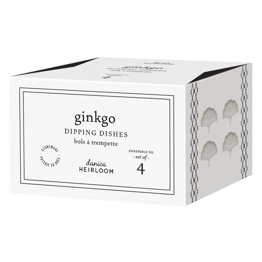 Ginkgo Dipping Dishes Set of 4