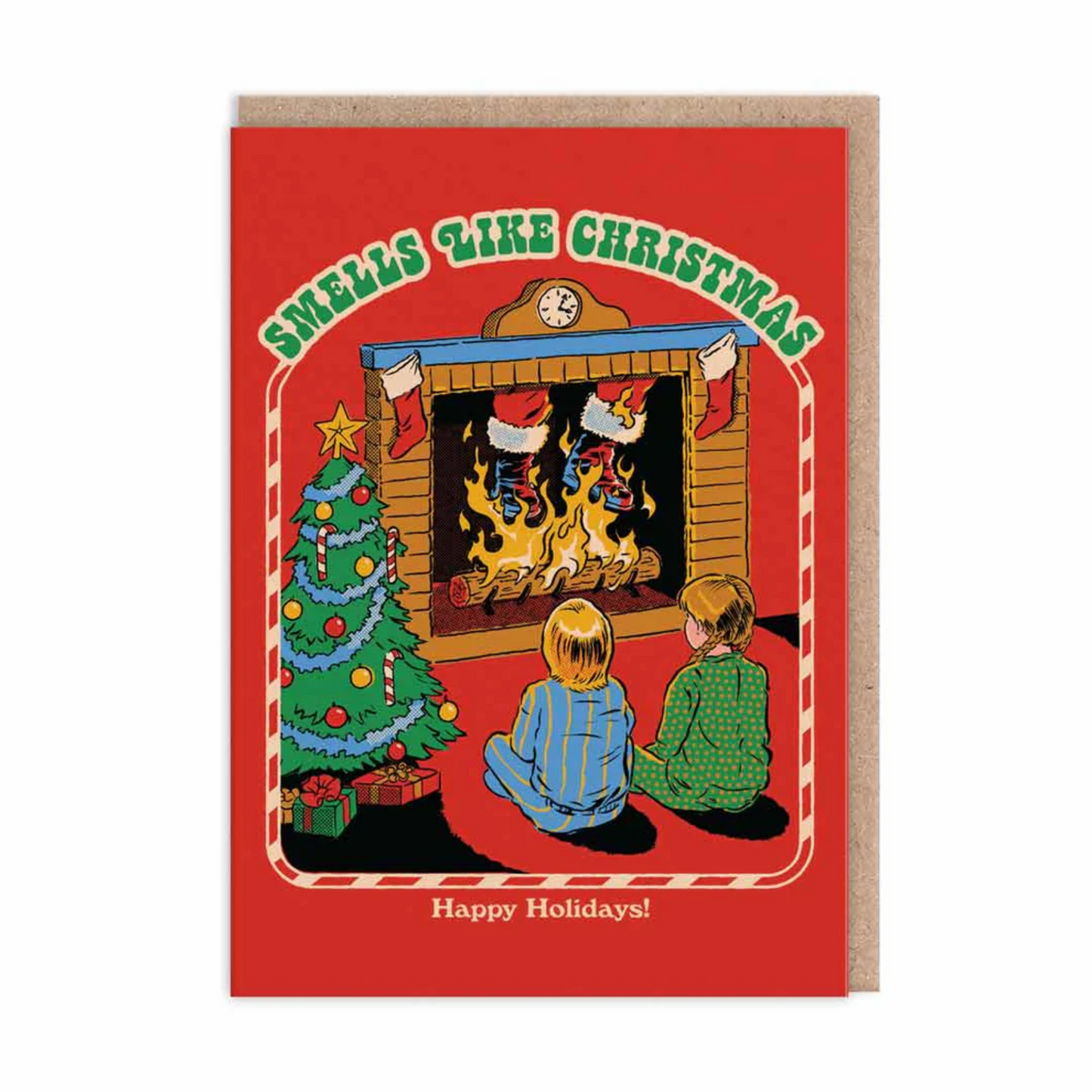 Sleeping, Krampus, Smell Like Christmas Card Set (9 pack)