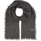 Lightweight Wool Solid Fringe Evening Wrap