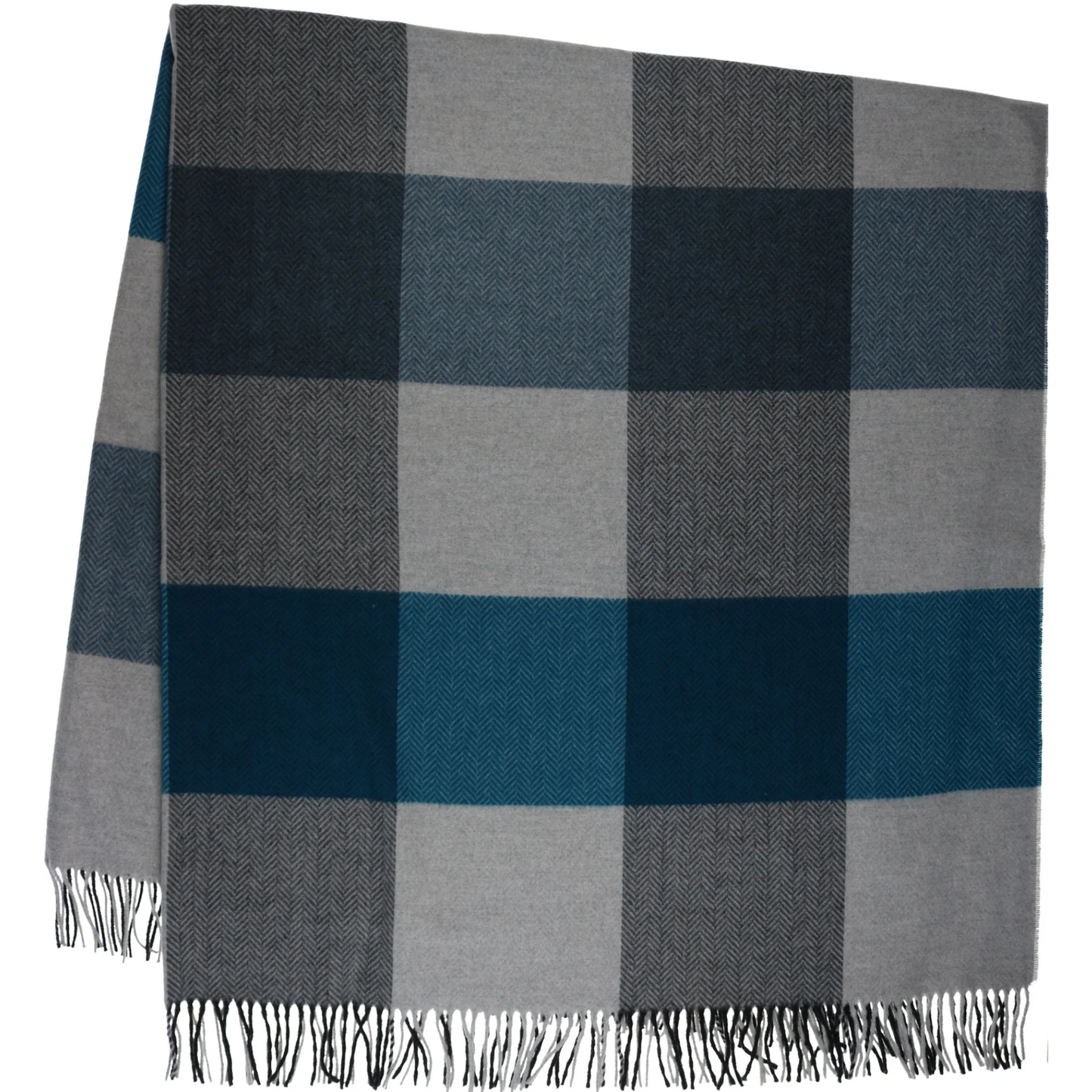 Sustainability Edition Plaid Reclaimed Cotton Cashmink Throw