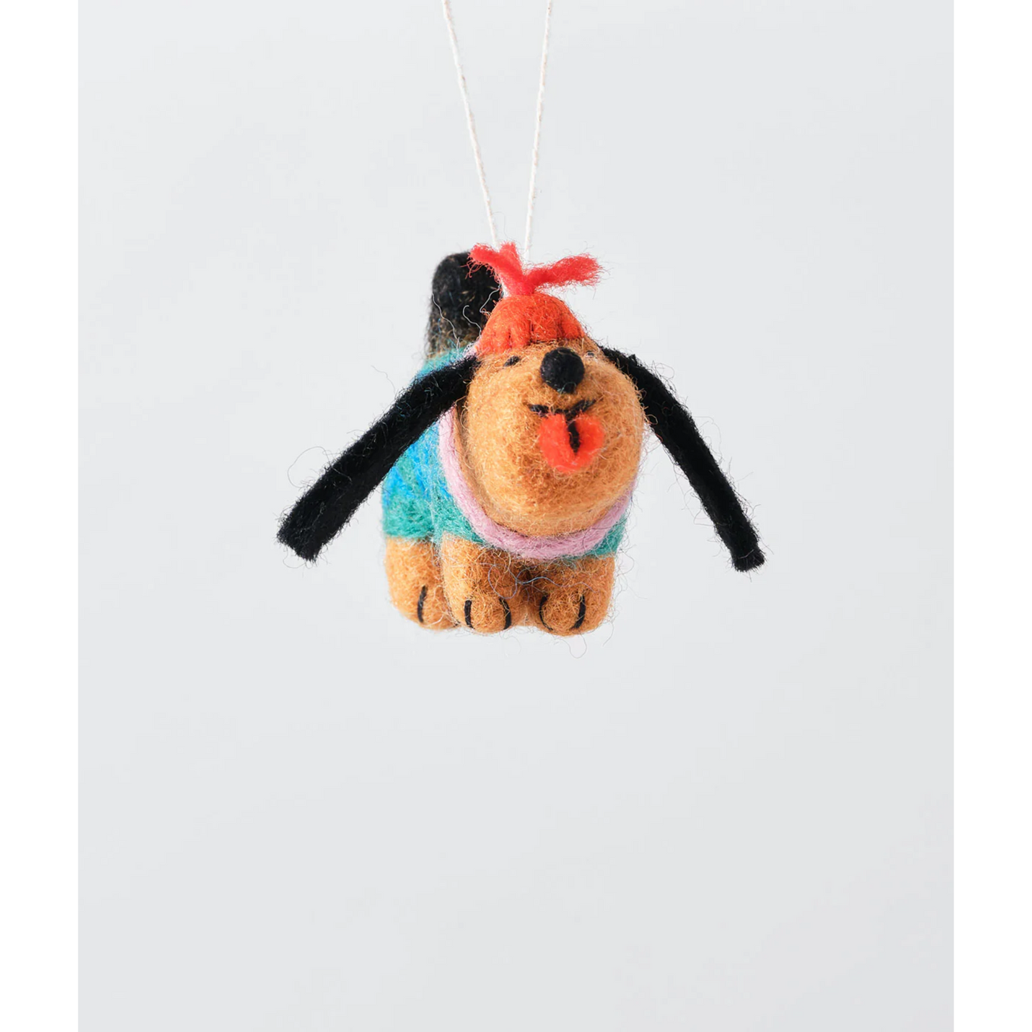 Wiener, Sausage Dog Felt Ornament