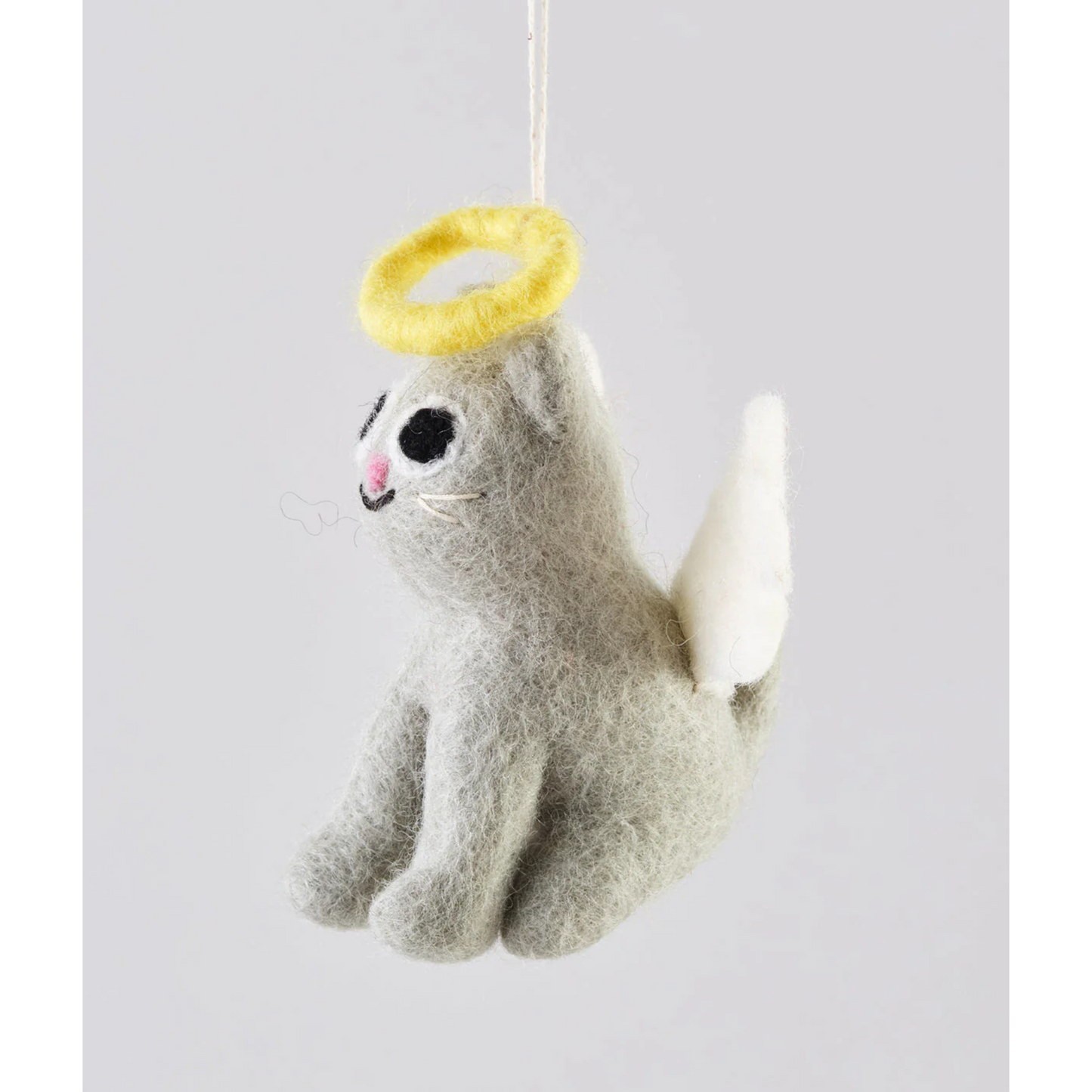 Gabby, The Cat Angel Felt Ornament