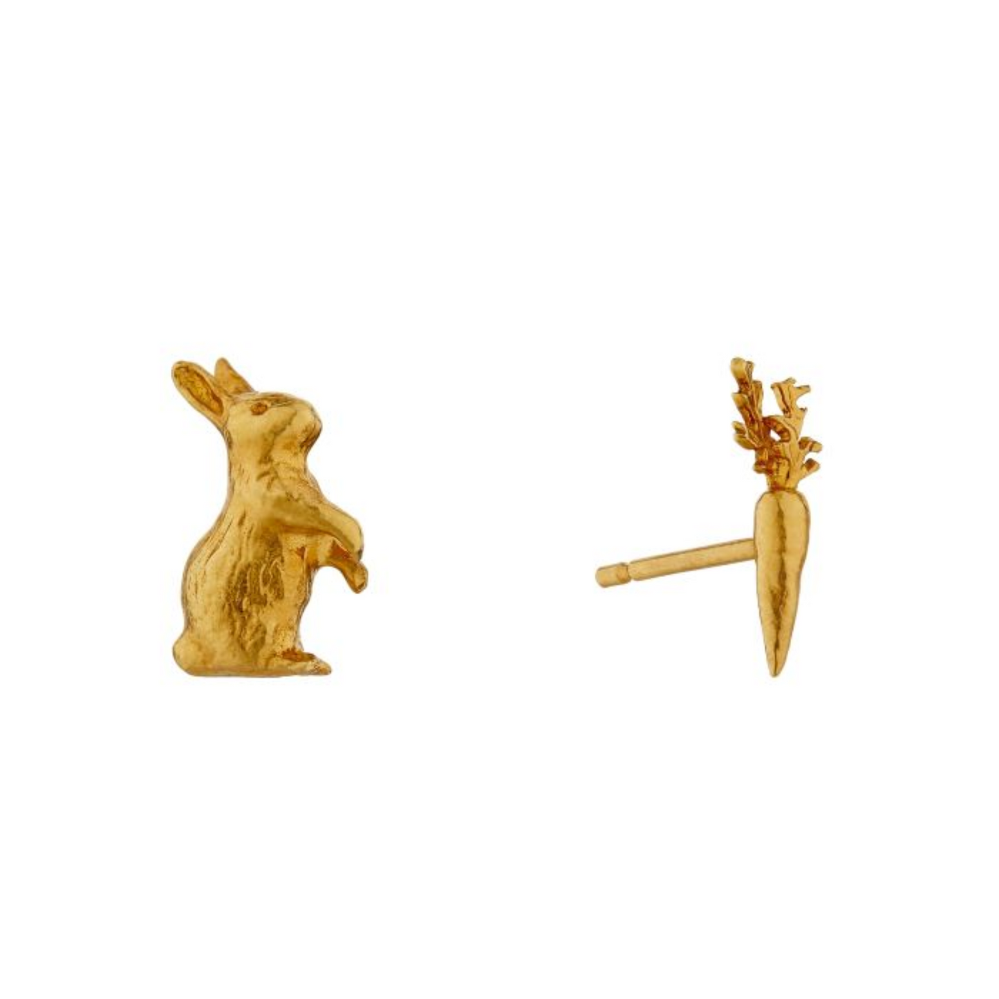 Rabbit and Carrot Studs