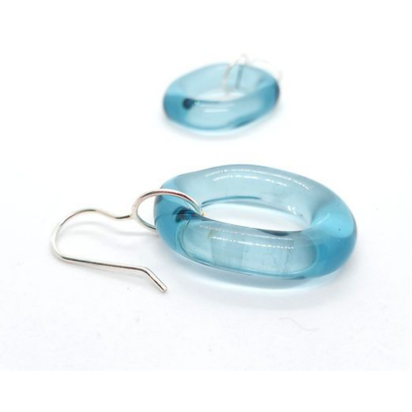 Glass Loop Earrings