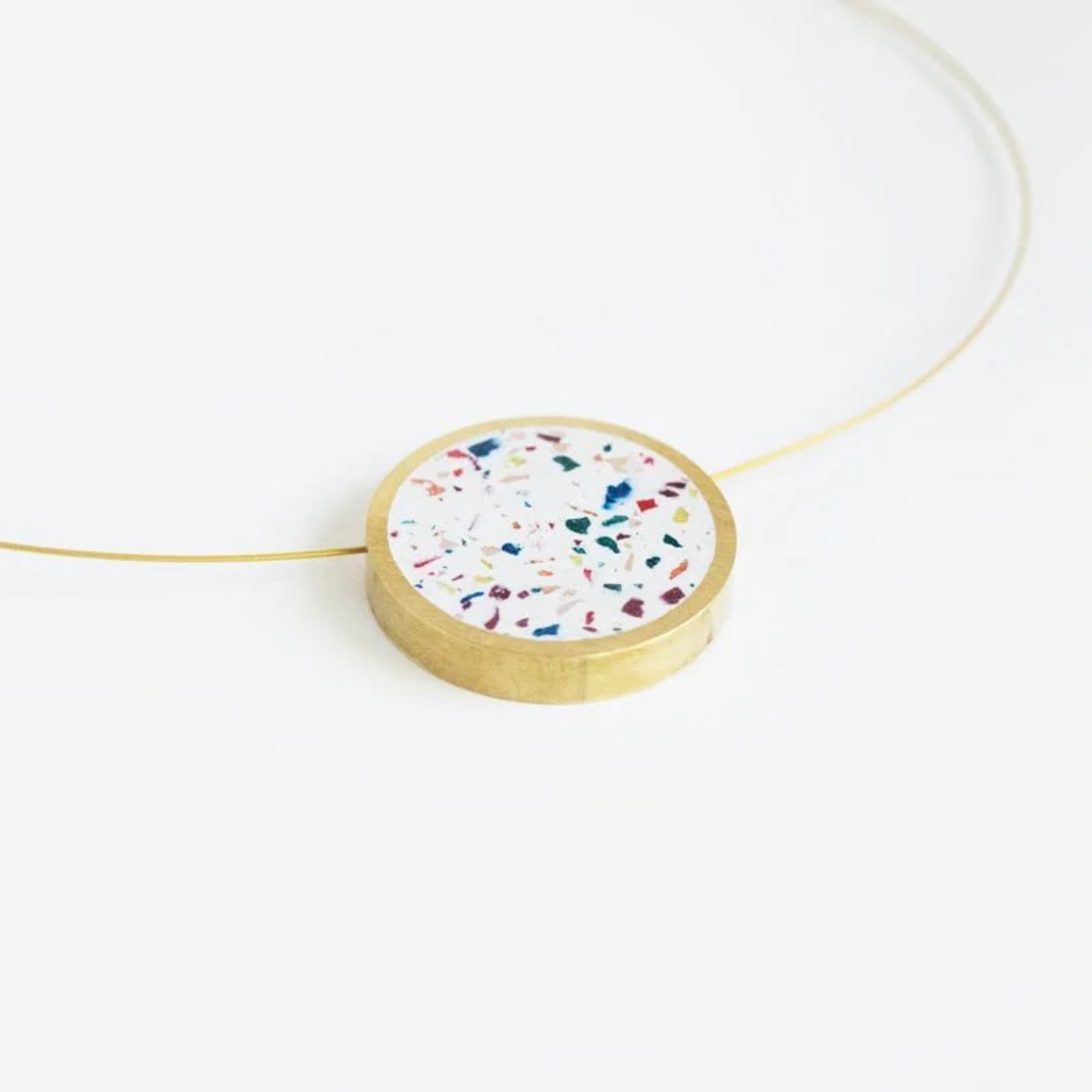 Concrete Framed Necklace