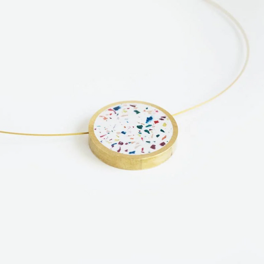 Concrete Framed Necklace
