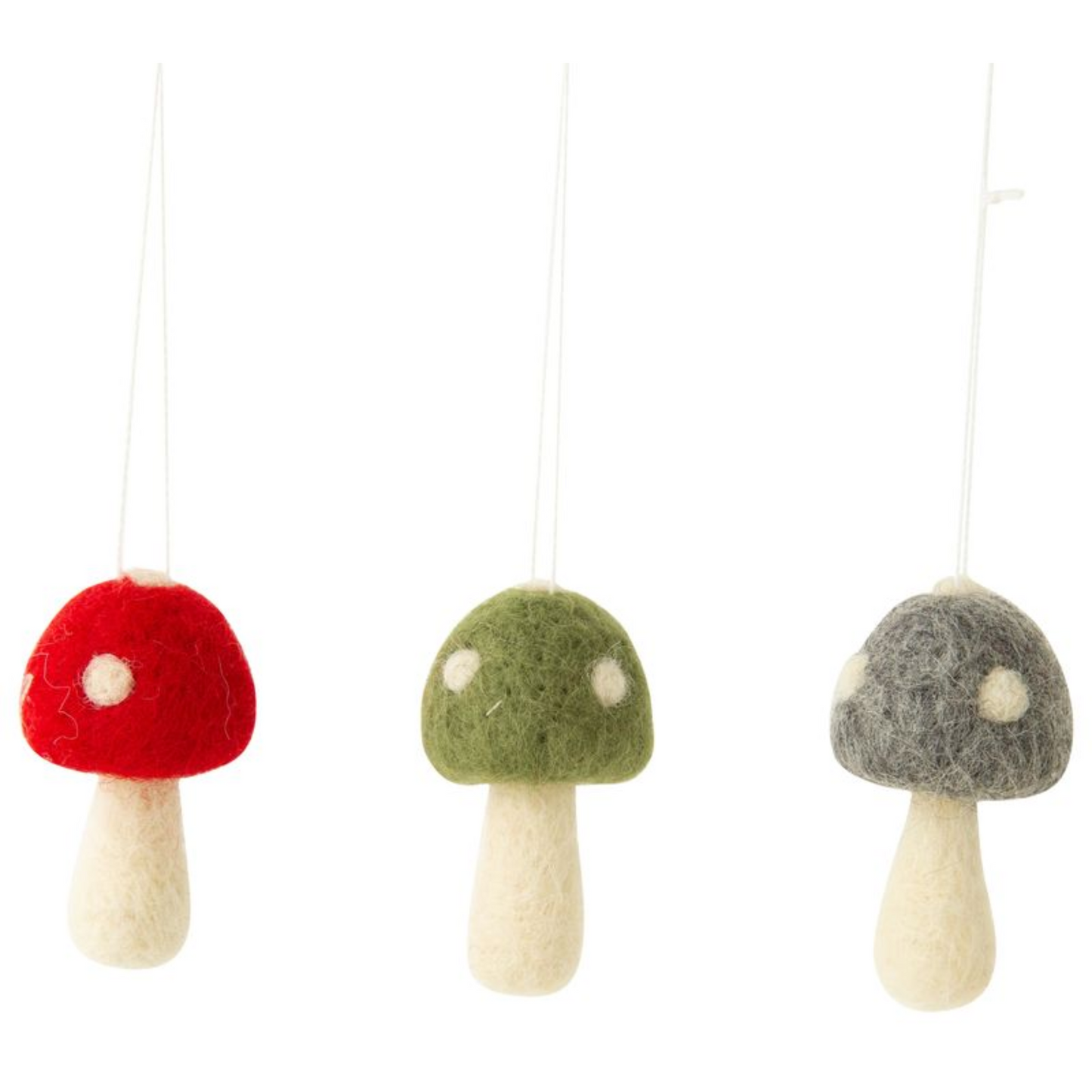 Mushroom Felt Ornament