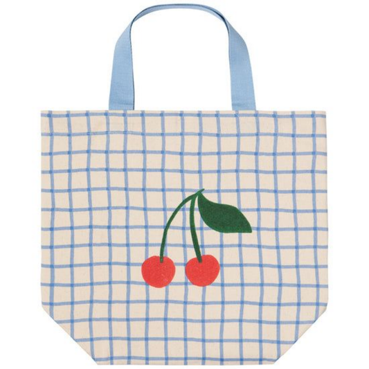 Very Cherry Pocket Tote Bag