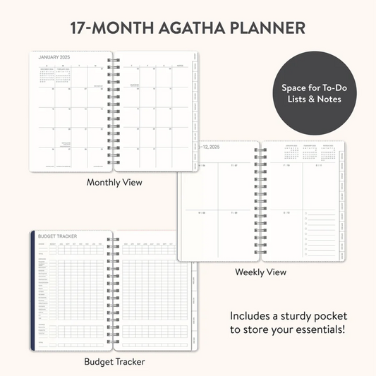 2025 Oxford Stone Agatha Planner