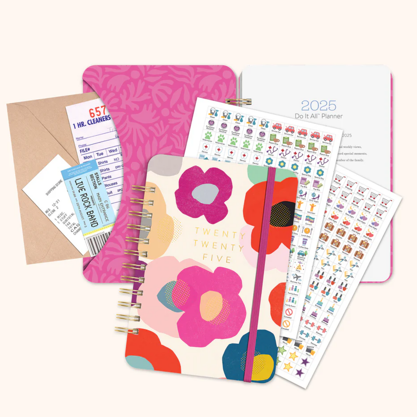 2025 Summer Poppies Do-It-All Planner