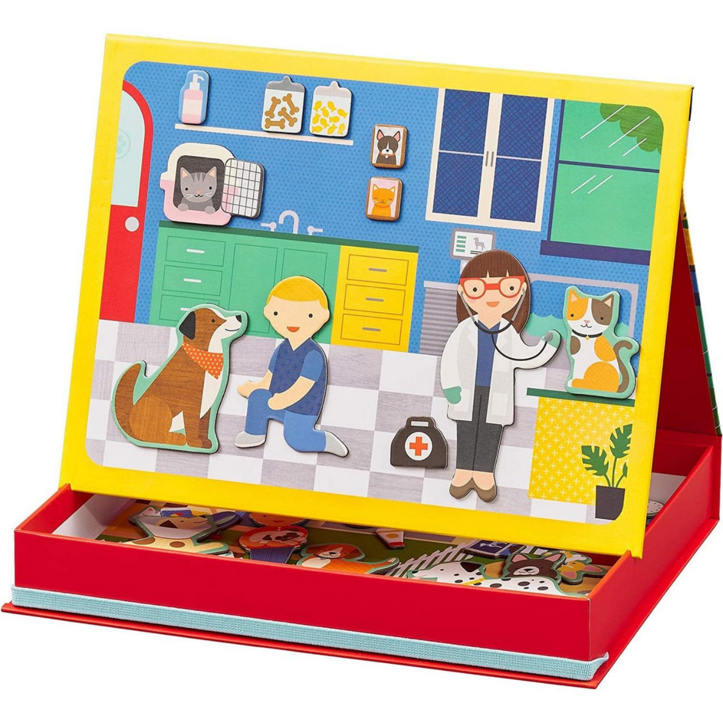 Pet Hospital Magnetic Play Scene