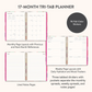 2025 Summer Poppies Tri-Tab Planner