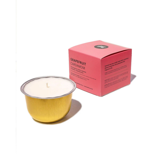 Grapefruit & Cardamom Refillable Concrete Candle