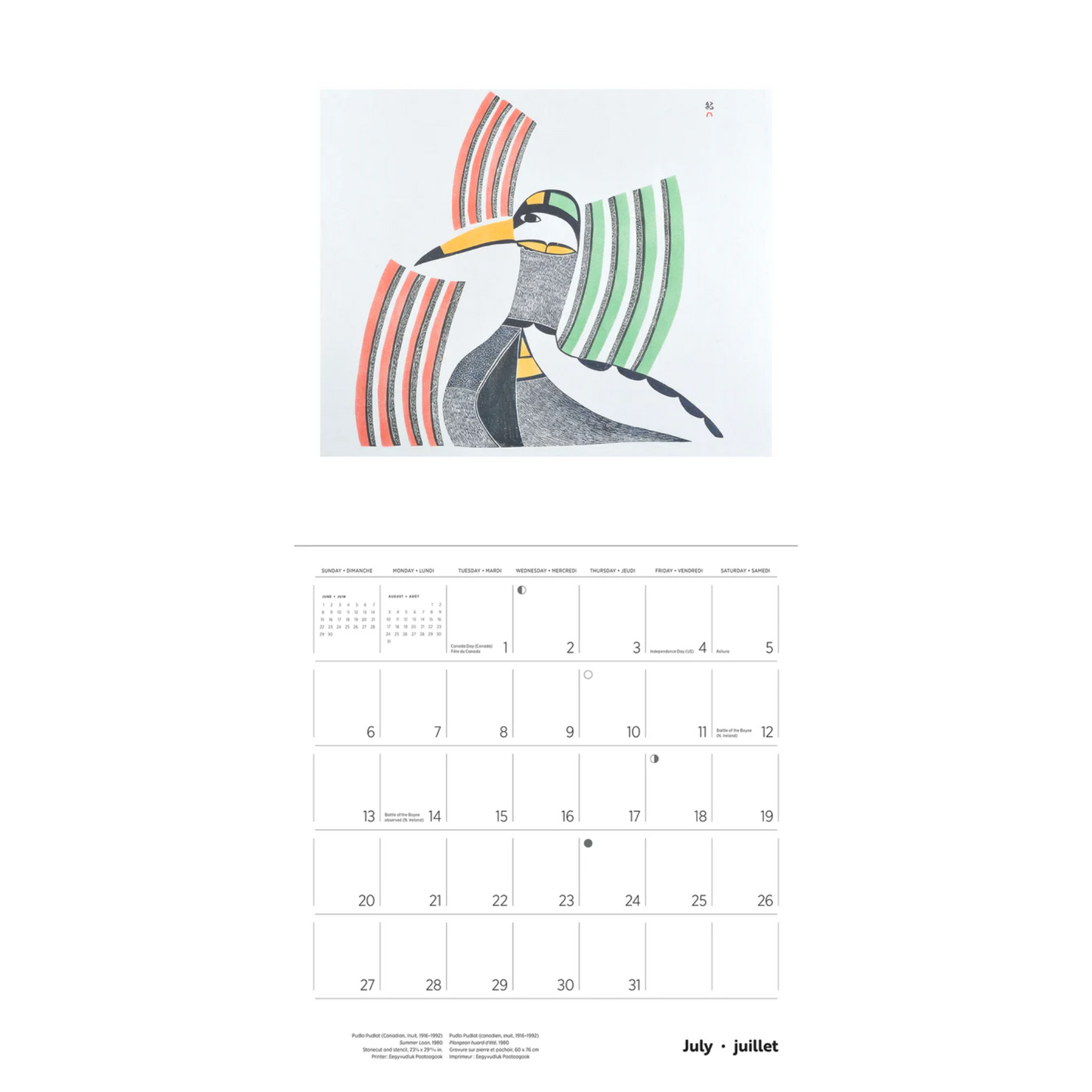 Inuit Art: Kinngait 2025 Wall Calendar