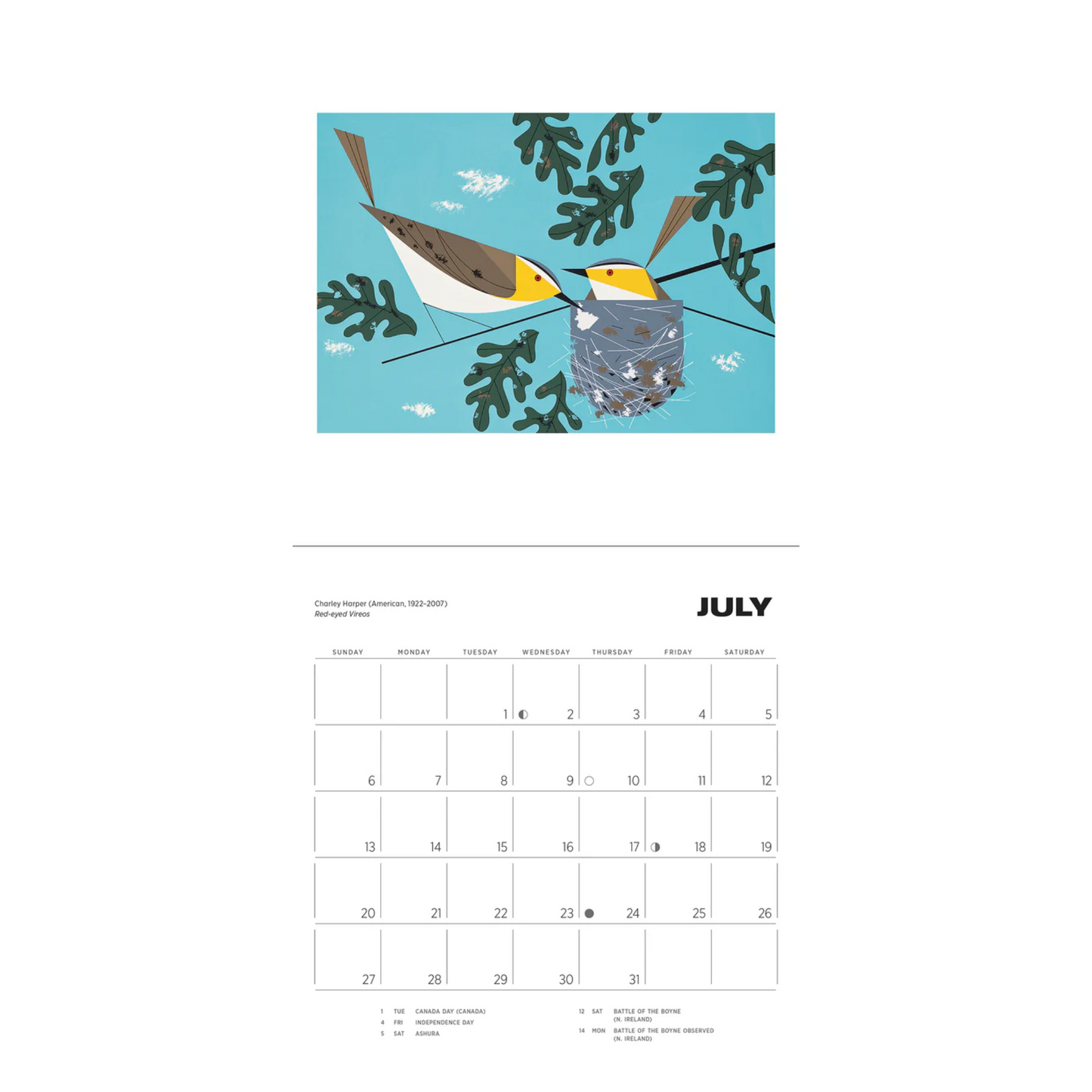 Charley Harper 2025 Mini Wall Calendar