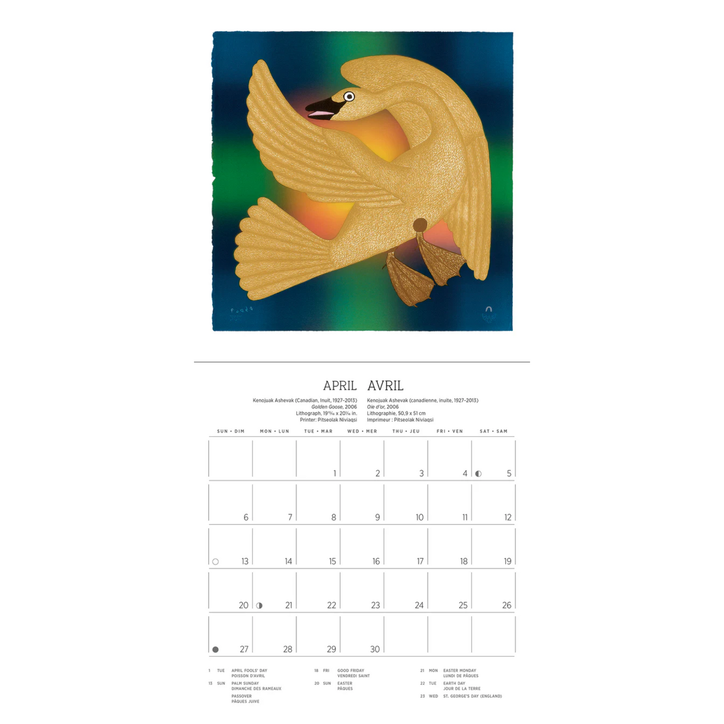 Inuit Art: Kinngait 2025 Mini Wall Calendar