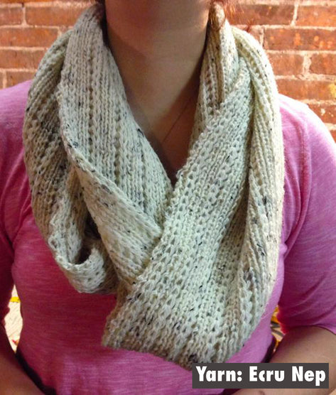 Quartercard Stitch Infinity Scarf