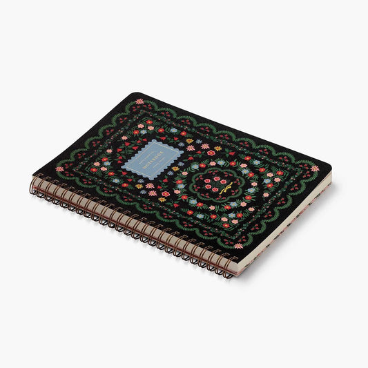 Rosette Spiral Ruled Notebook