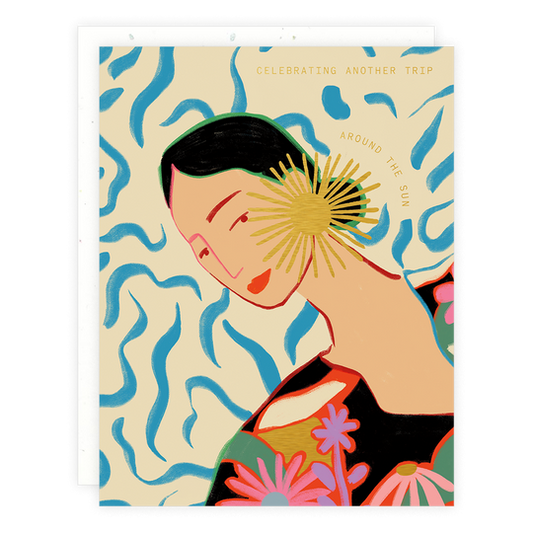 Around the Sun Birthday Card