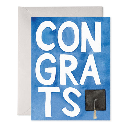 Congrats Blue Grad Card