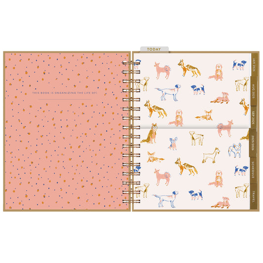 2025-2026 Dogs 17-Month Planner