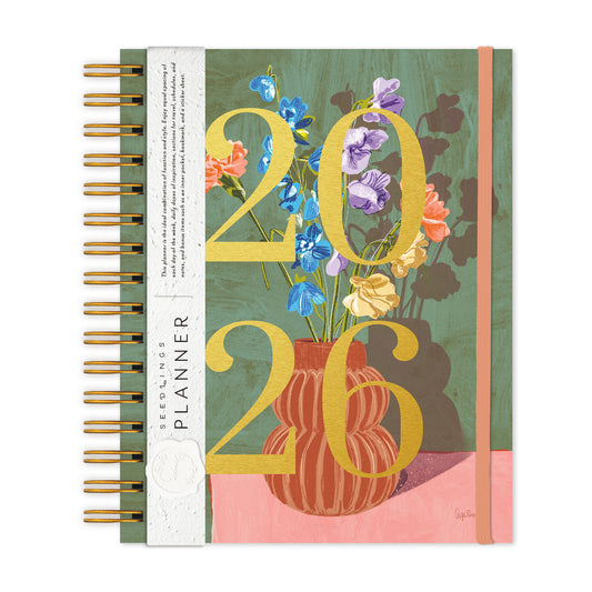 2026 Sweet Days Vase 12-Month Planner