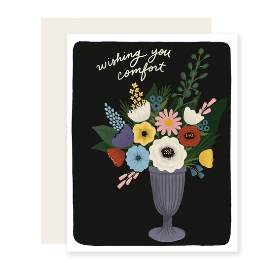 Comfort Flowers Card